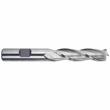 Morse End Mill, Center Cutting Long Length Single End, Series 1881, 14 Cutter Dia, 3116 Overall Leng 42080